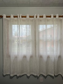Bedroom sheer curtain window 2