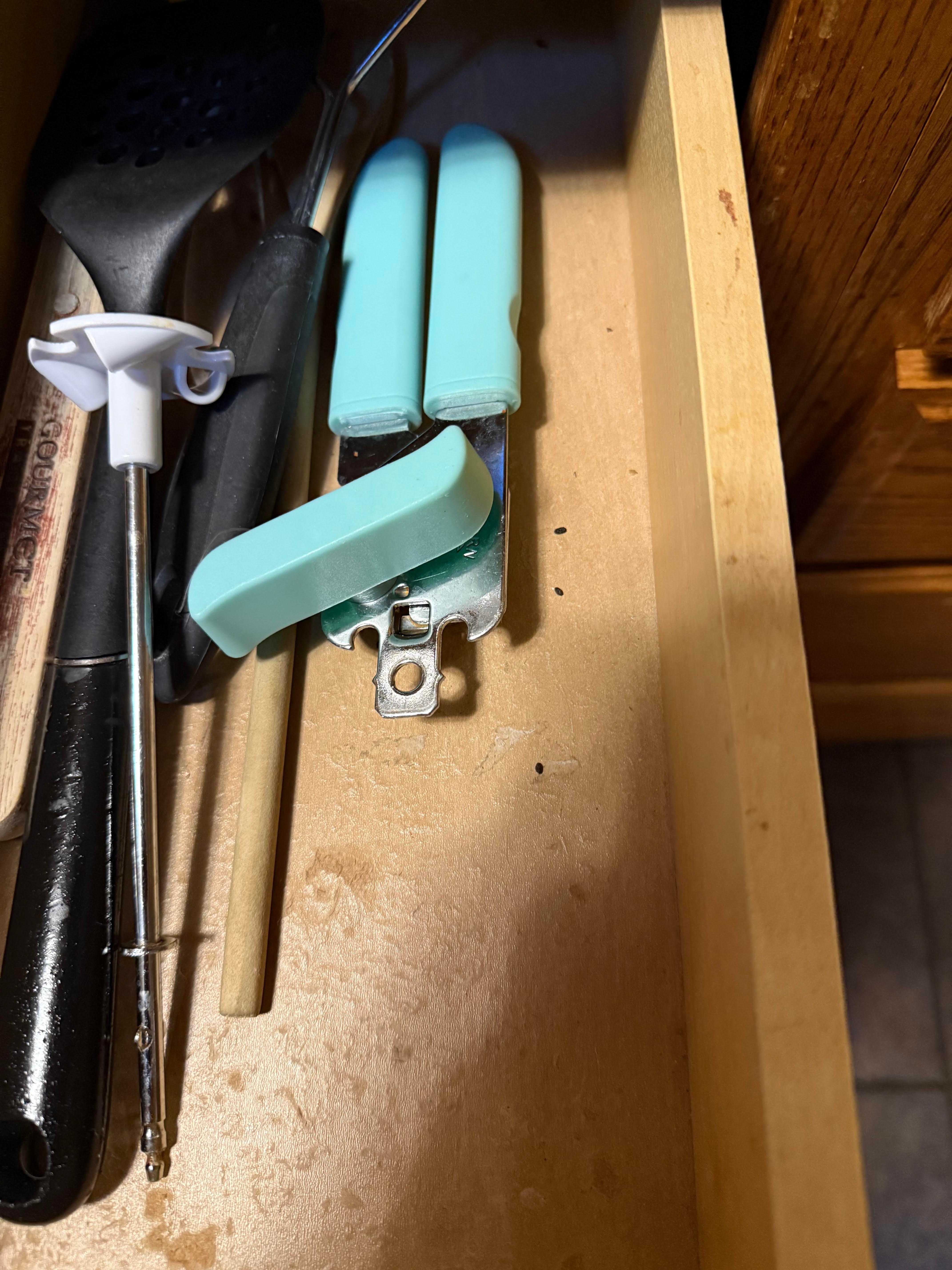 Mouse dirt in drawer