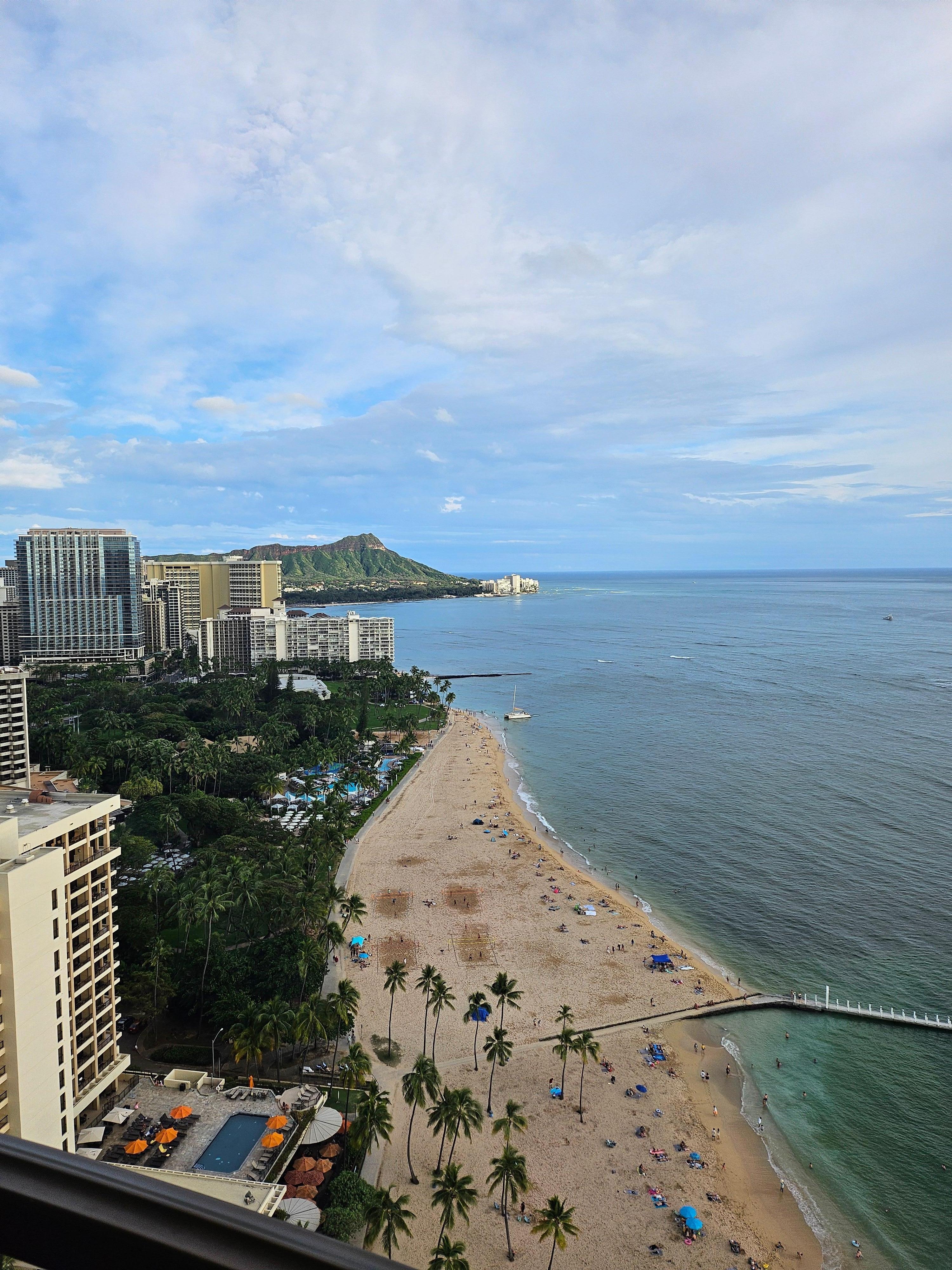 View from our balcony 