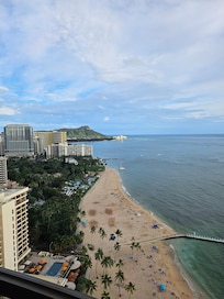 View from our balcony