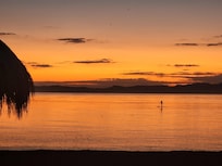 Paddleboarding at Sunrise