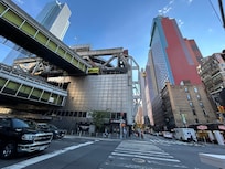 Side view hotel to right- left authority bus centre. Good connections