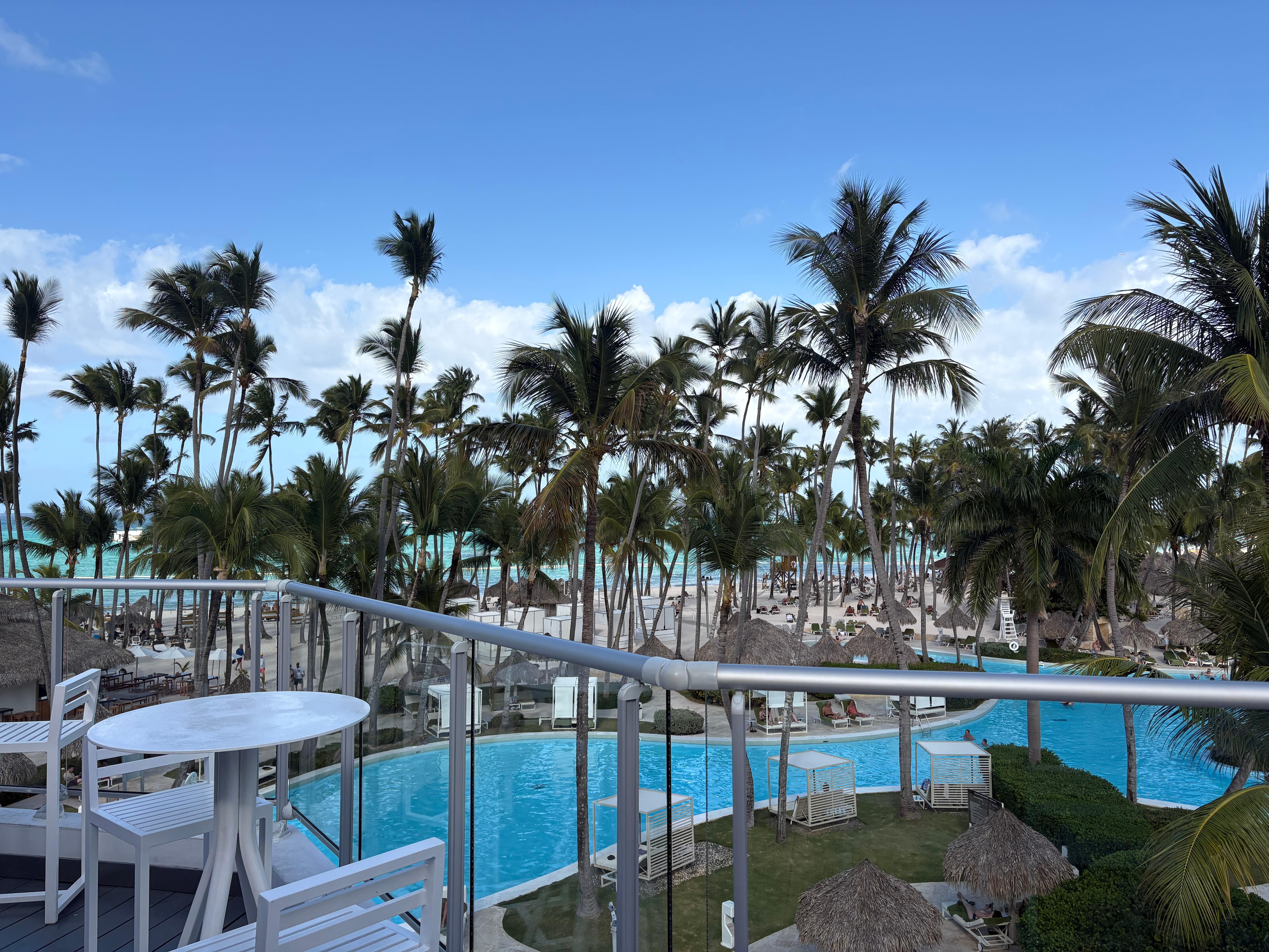 This adult pool from rooftop patio
