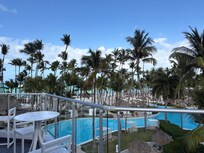 This adult pool from rooftop patio