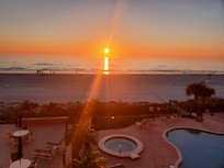 Beautiful sunset taken from balcony