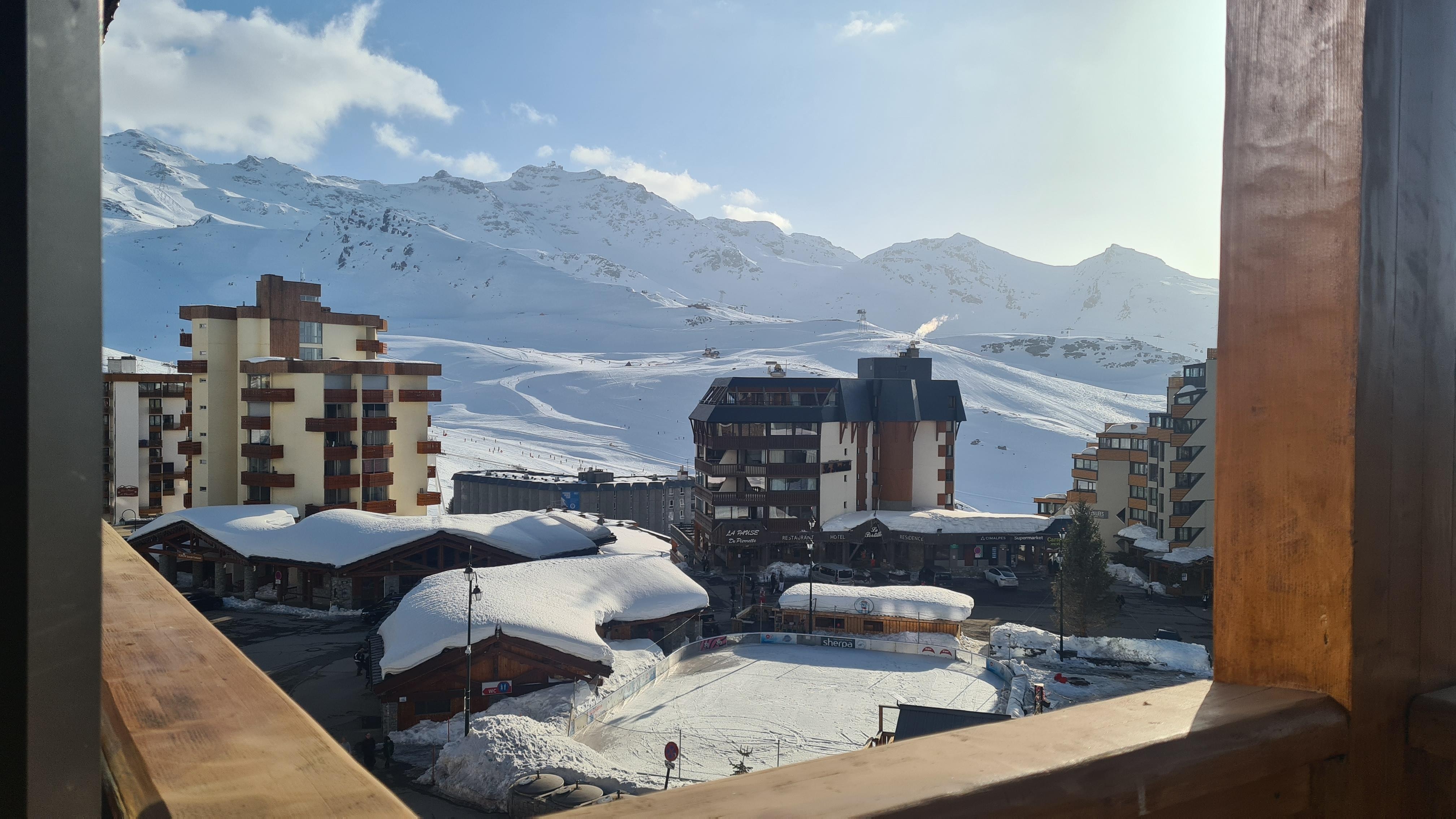 The from the balcony view was very good