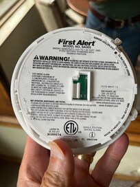 Back of living room smoke