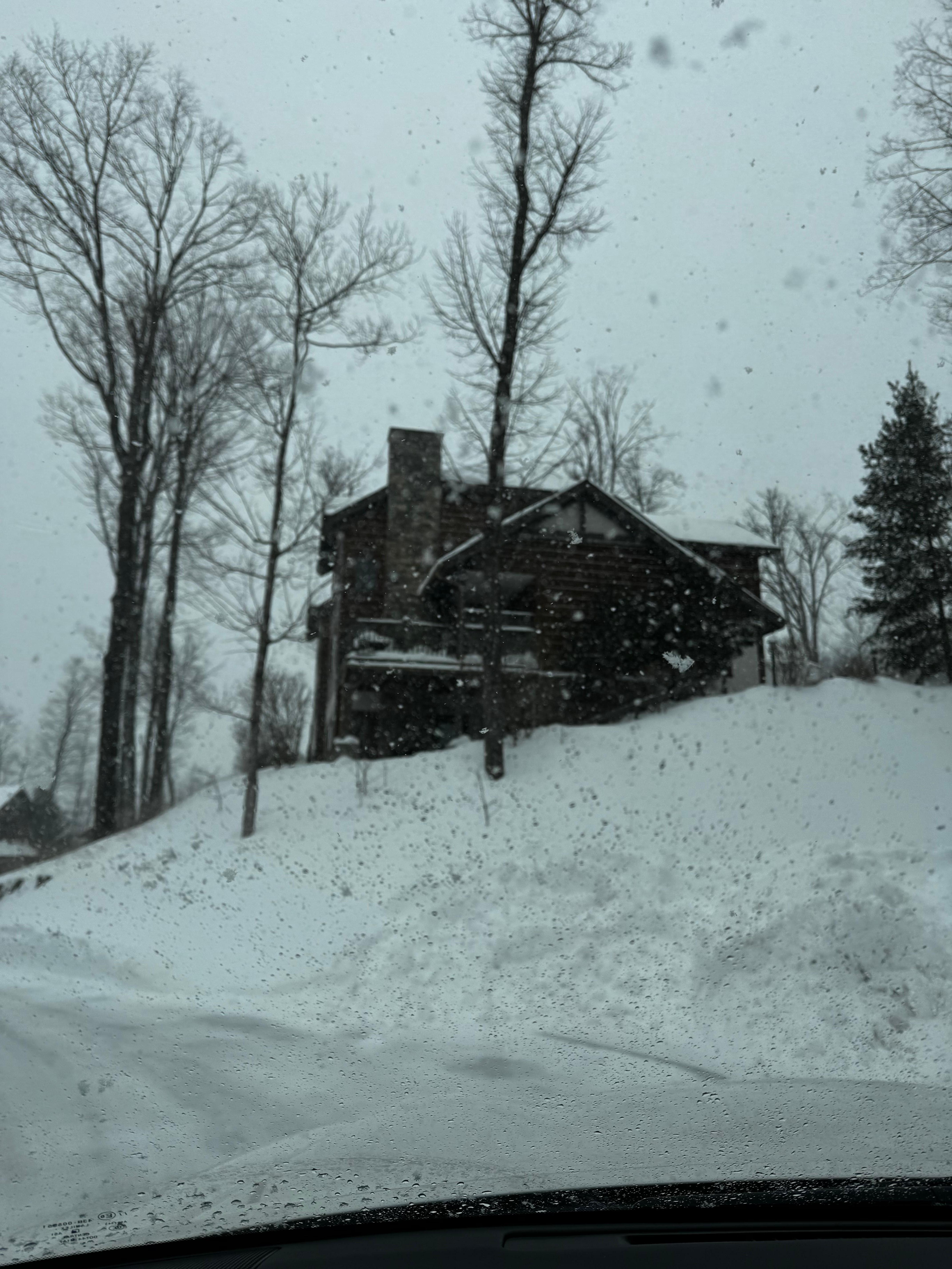 View driving up to condo