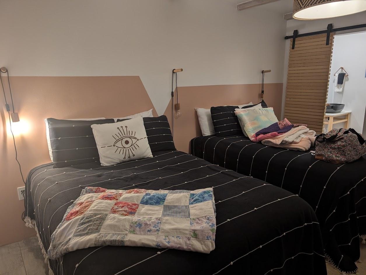 Double queen room (excuse our personal affects)