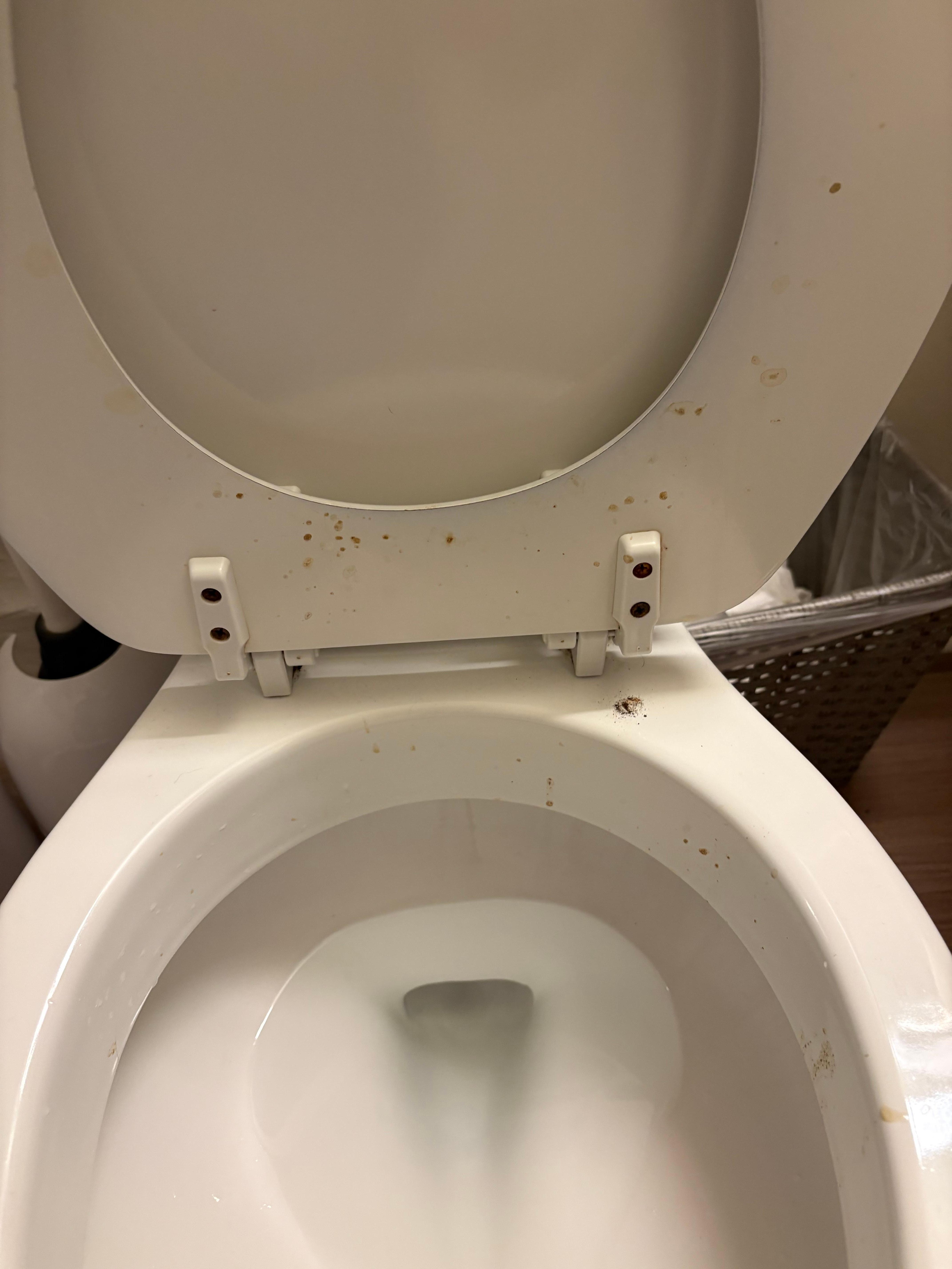Dirty toilet 