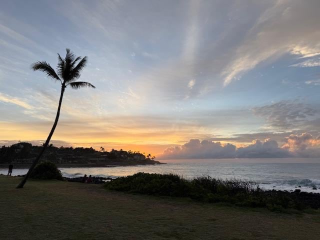 Sunset at Brennecke beach