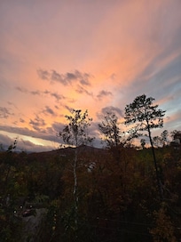 Sunset from the deck