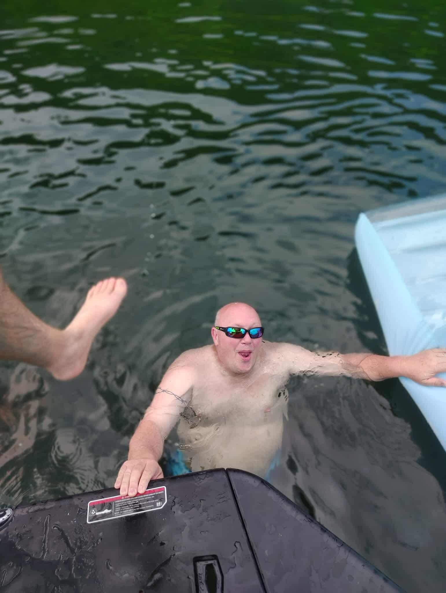 This shows just how clear the water is!