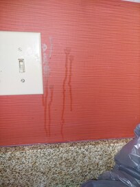 Kitchen walls filthy