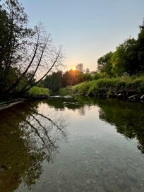 sunset(ish) at the river