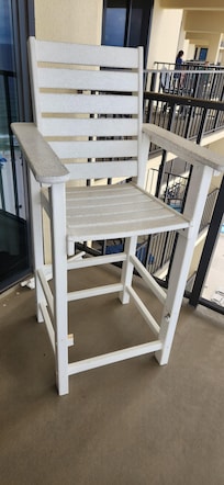 Another balcony chair broken.