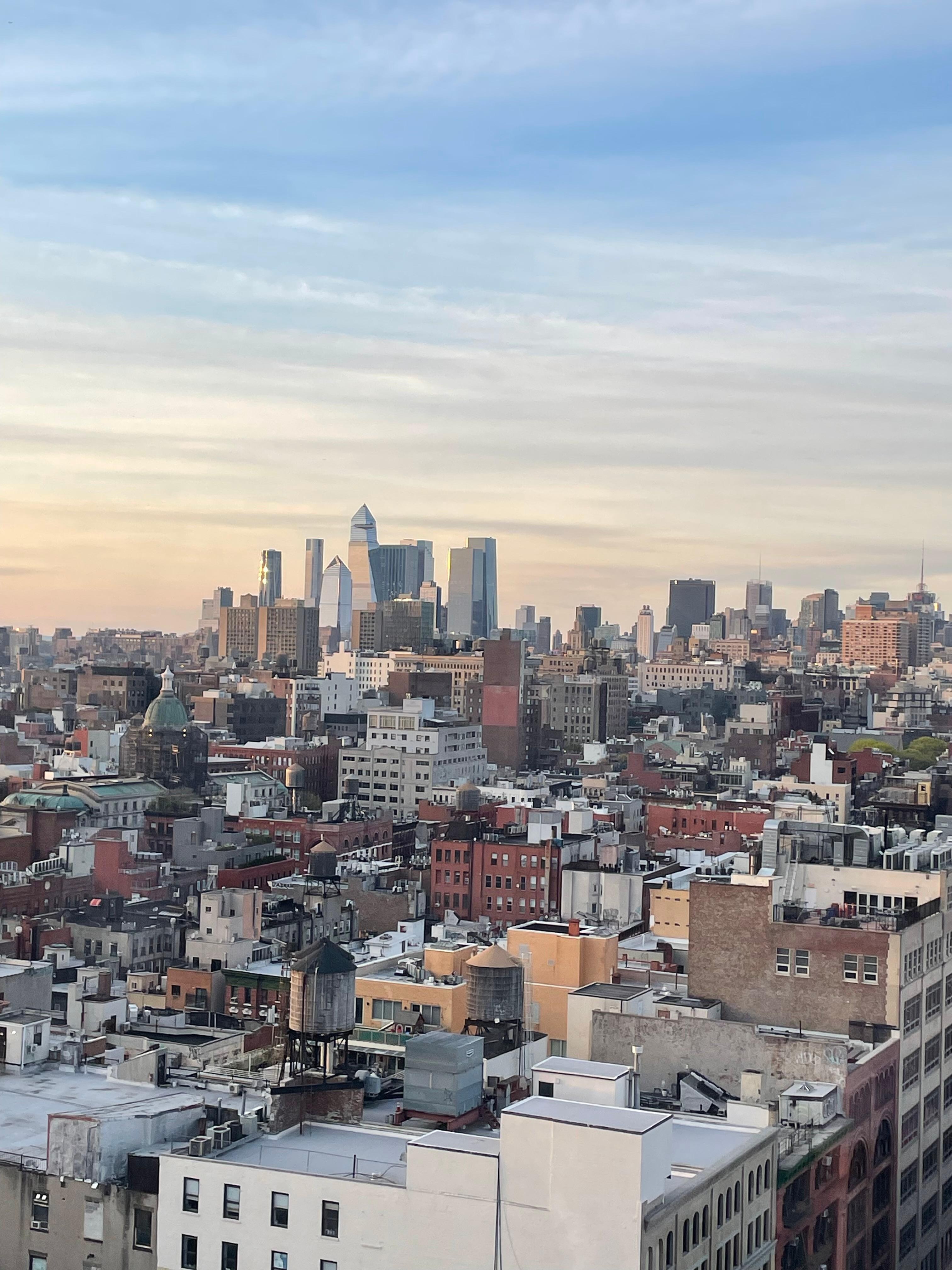  View of the city from our room