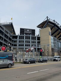 Attended Miami and Pittsburgh game at Acrisure Stadium.