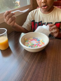 Breakfast very clean