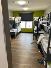 初のドミトリー、ぐっすり眠れました。当たり前ですが、荷物の整理などちょっと不便です。