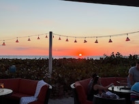 One of the bars sunset view
