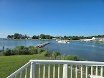 The wraparound views of the Harbor, Harris Creek, and the mouth of the Choptank were ideal