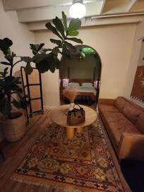 Living room in our studio