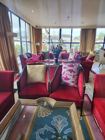 The lobby area