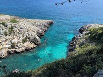 Beautiful cove just a short walk down the shoreline