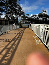 Bike path( long and nice, that is a bridge)