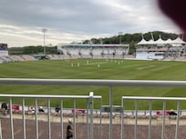 View from our room.Hampshire v Somerset.