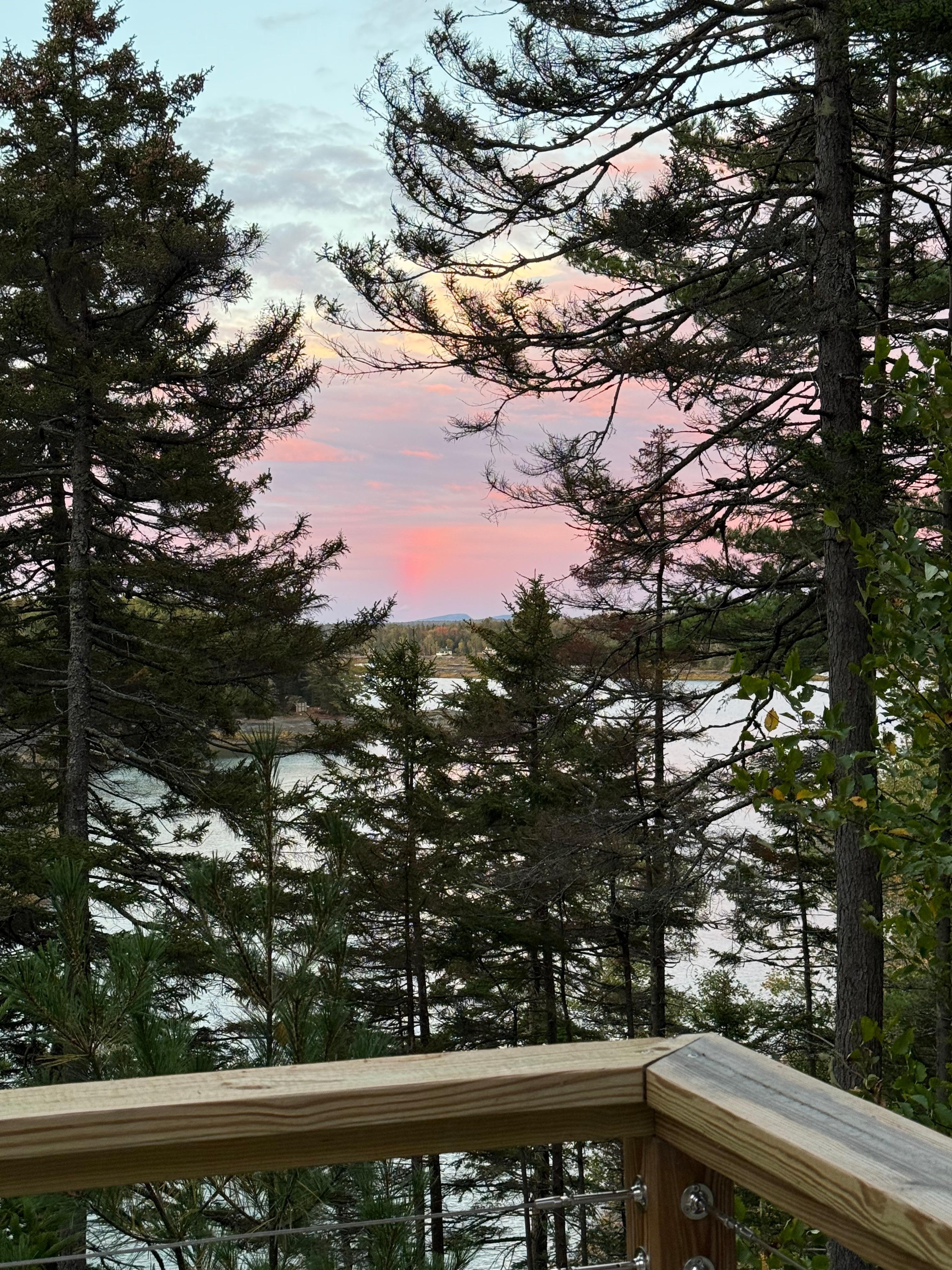 Sunset pic from the deck