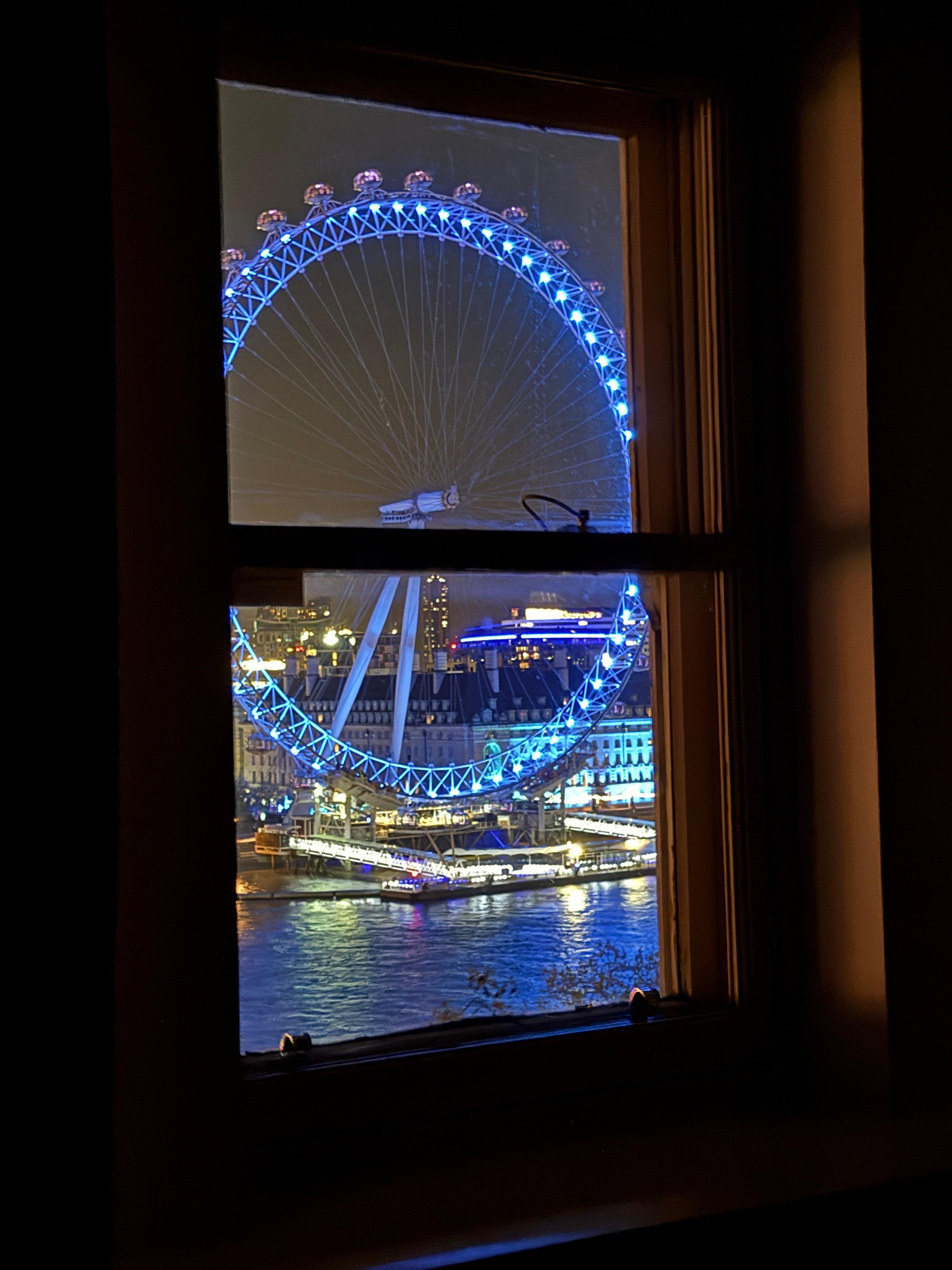 View of the eye from our room.