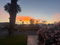 Sunset from front door