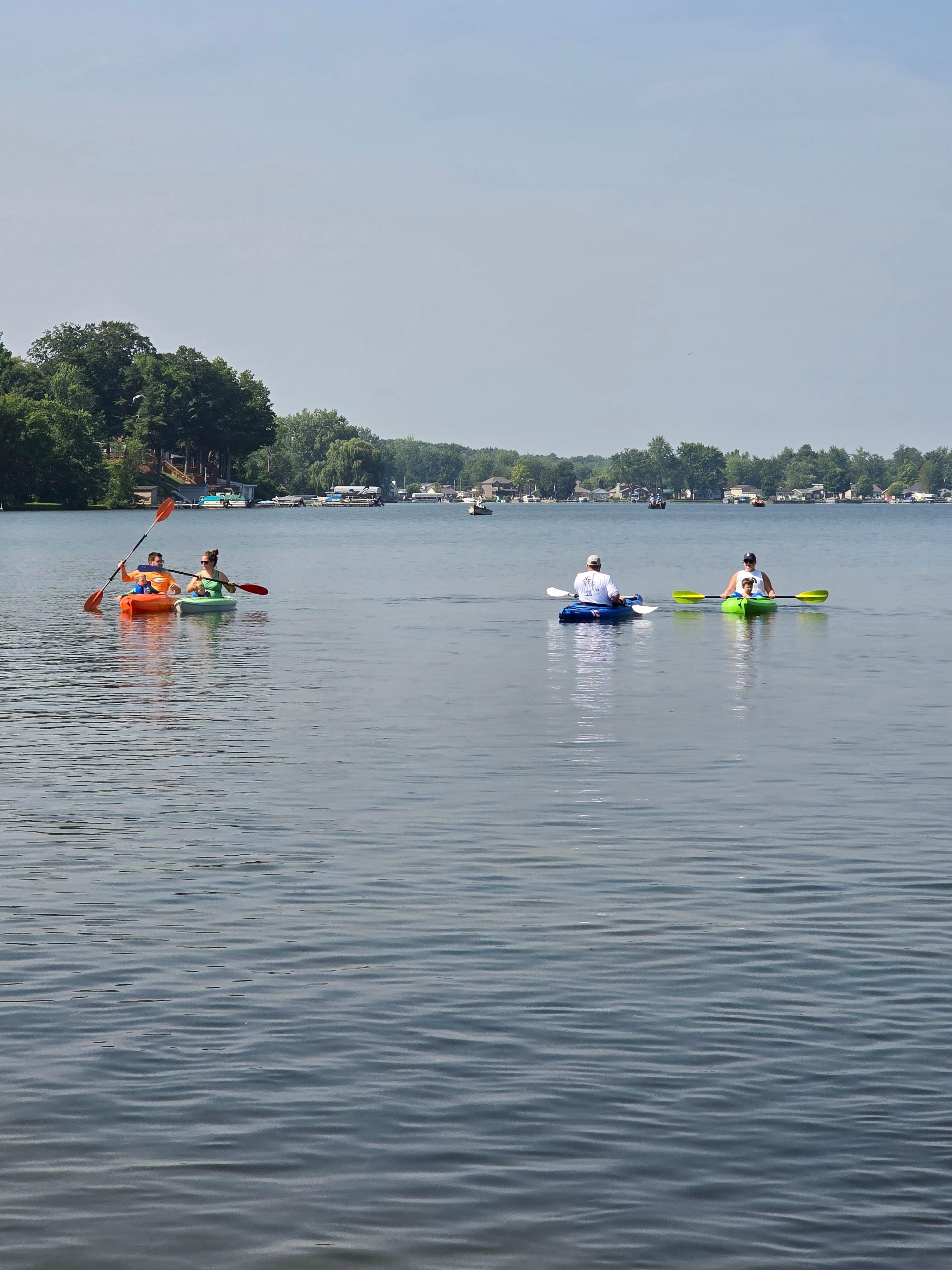 Paddles Up! Morning kayak trip to neighboring Lake Tupper via the tributary next door