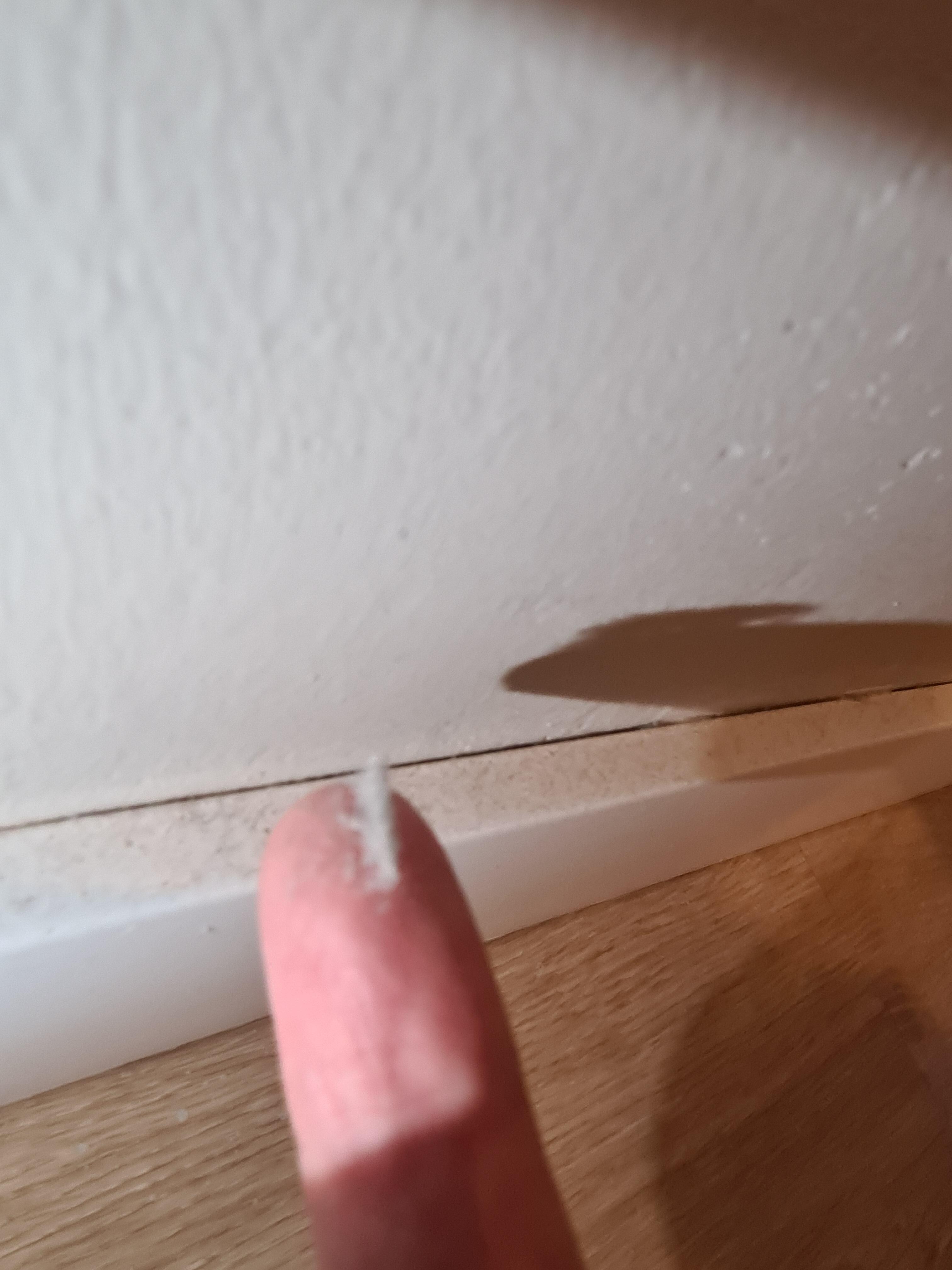 Polvo en toda la casa el día de la entrada