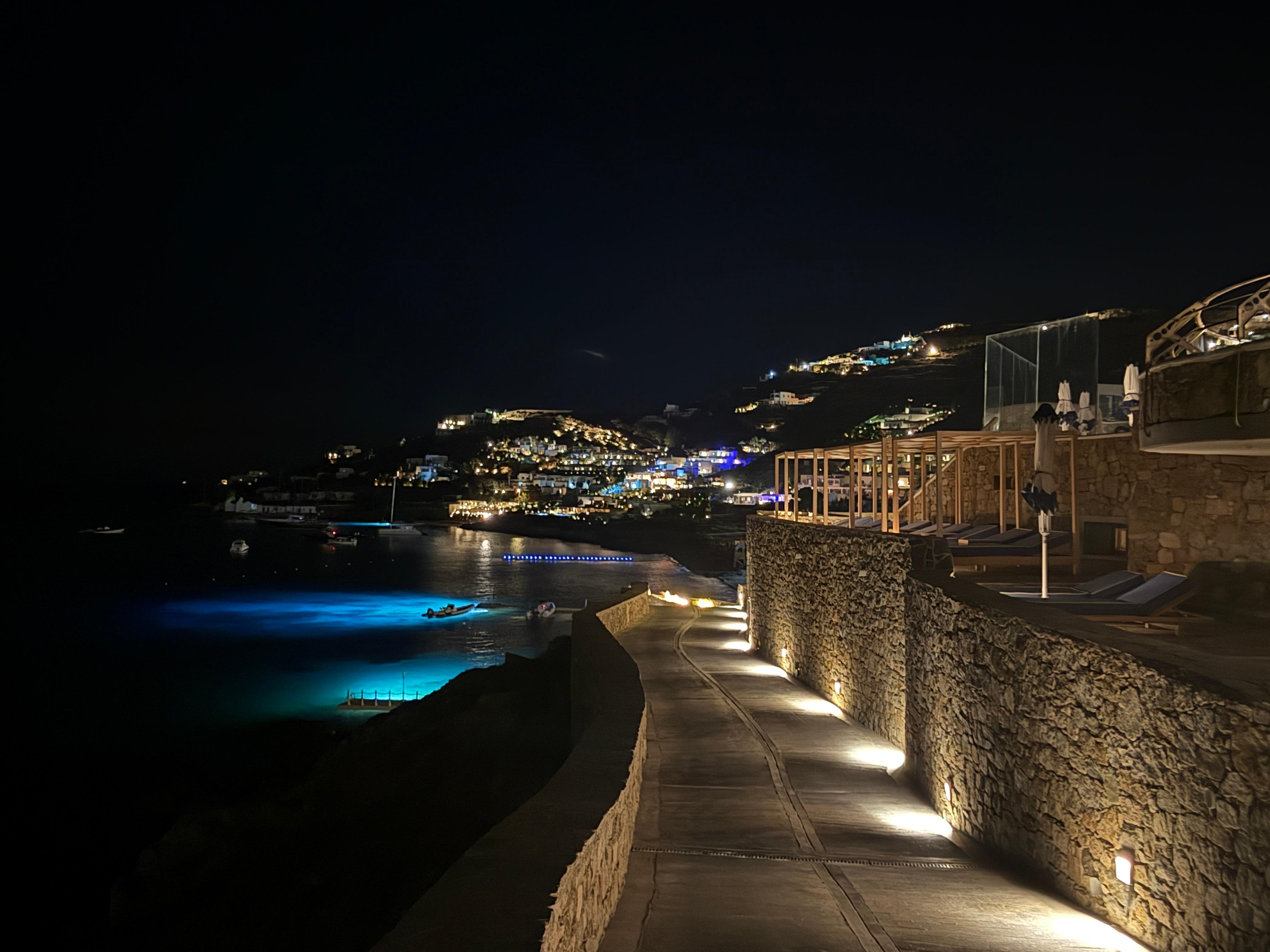 Beach in the night