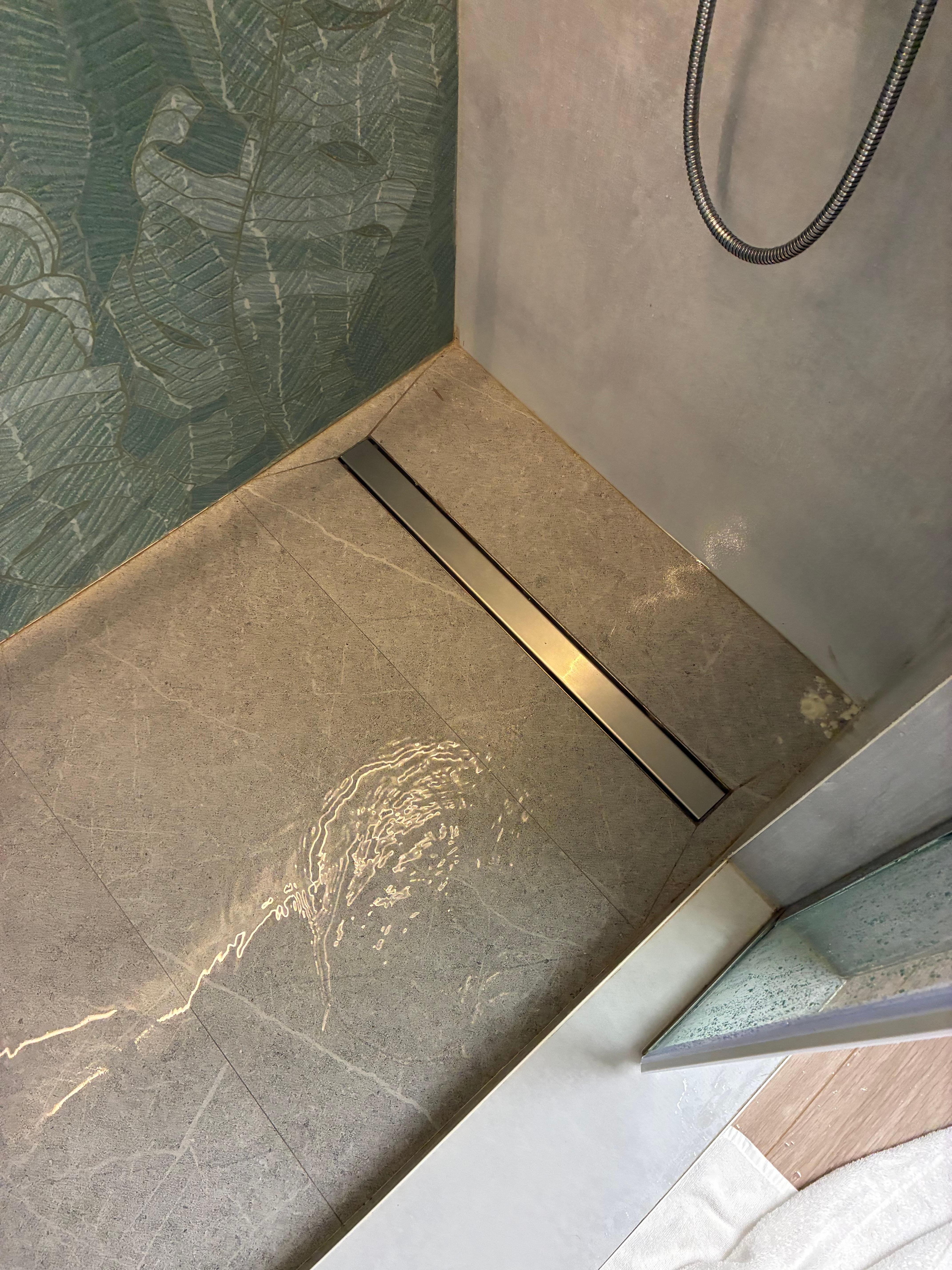 Shower that doesn’t drain