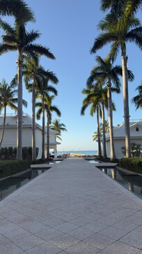 Beautiful walkway on the property