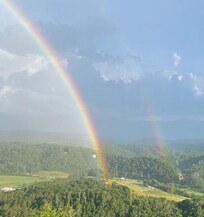 Double rainbow.