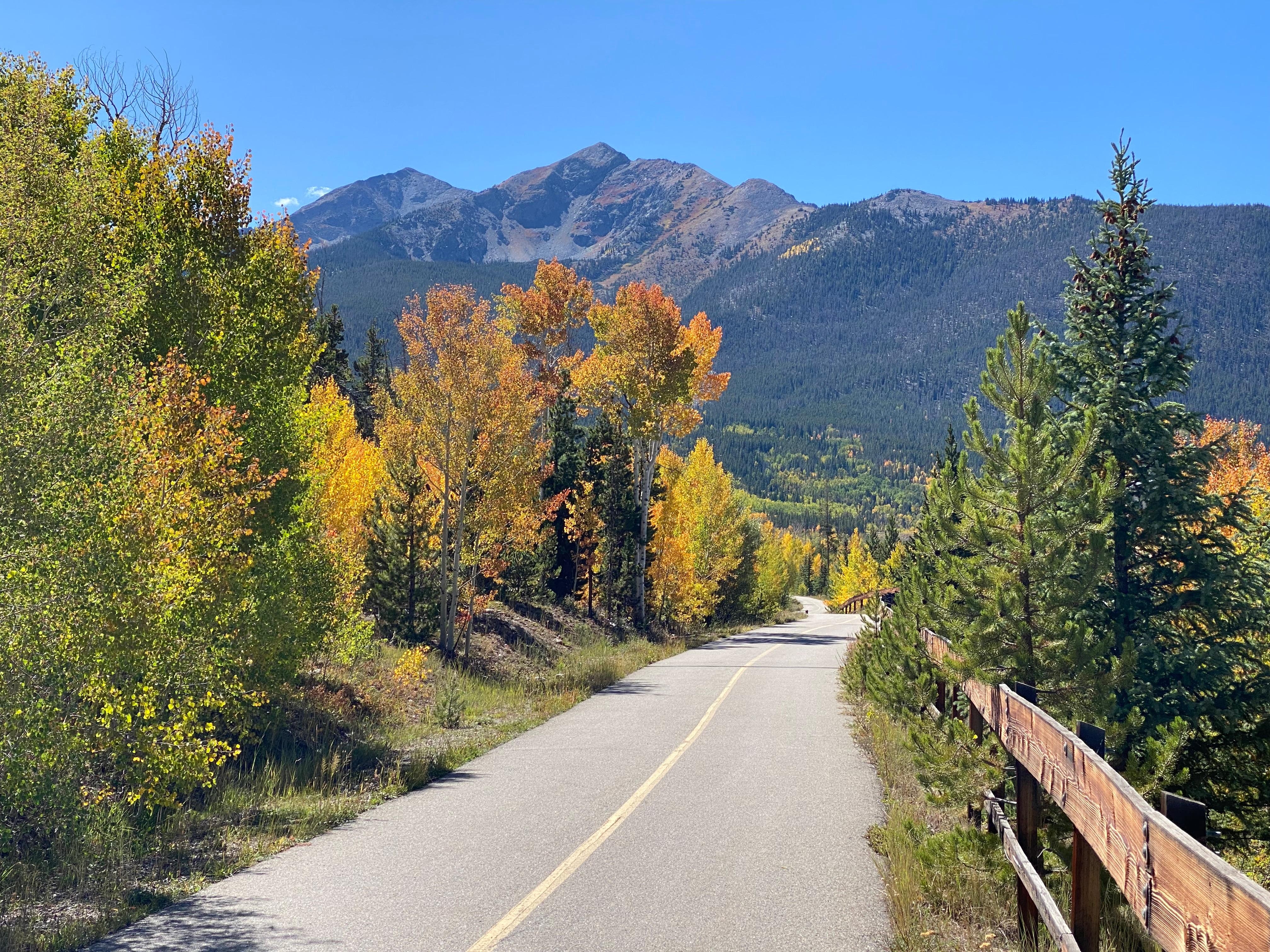 View from nearby bike path