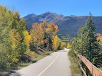 View from nearby bike path