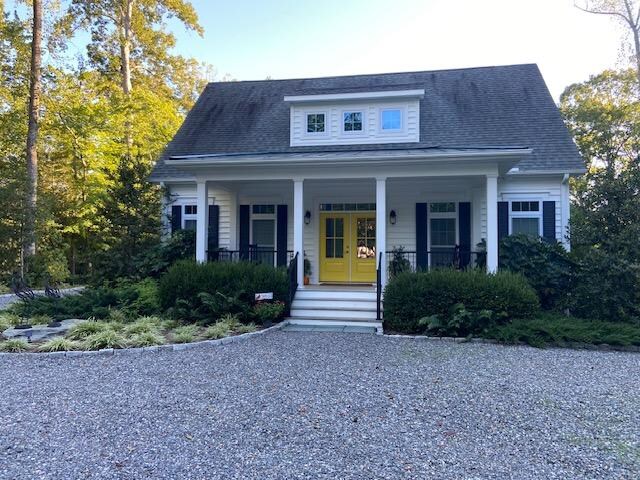 Front view of the cottage