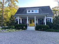 Front view of the cottage