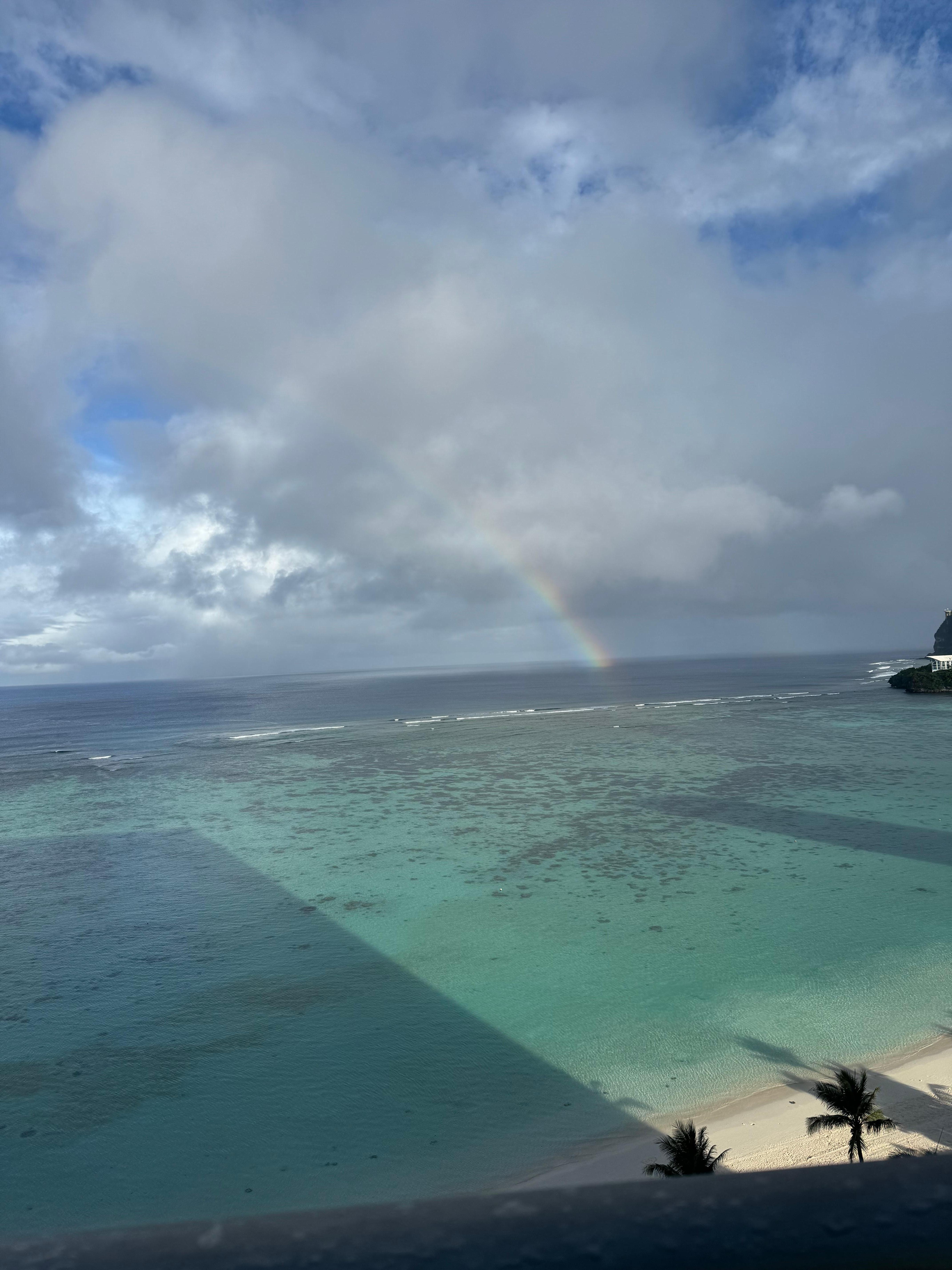 最高な景色！虹もみえた！