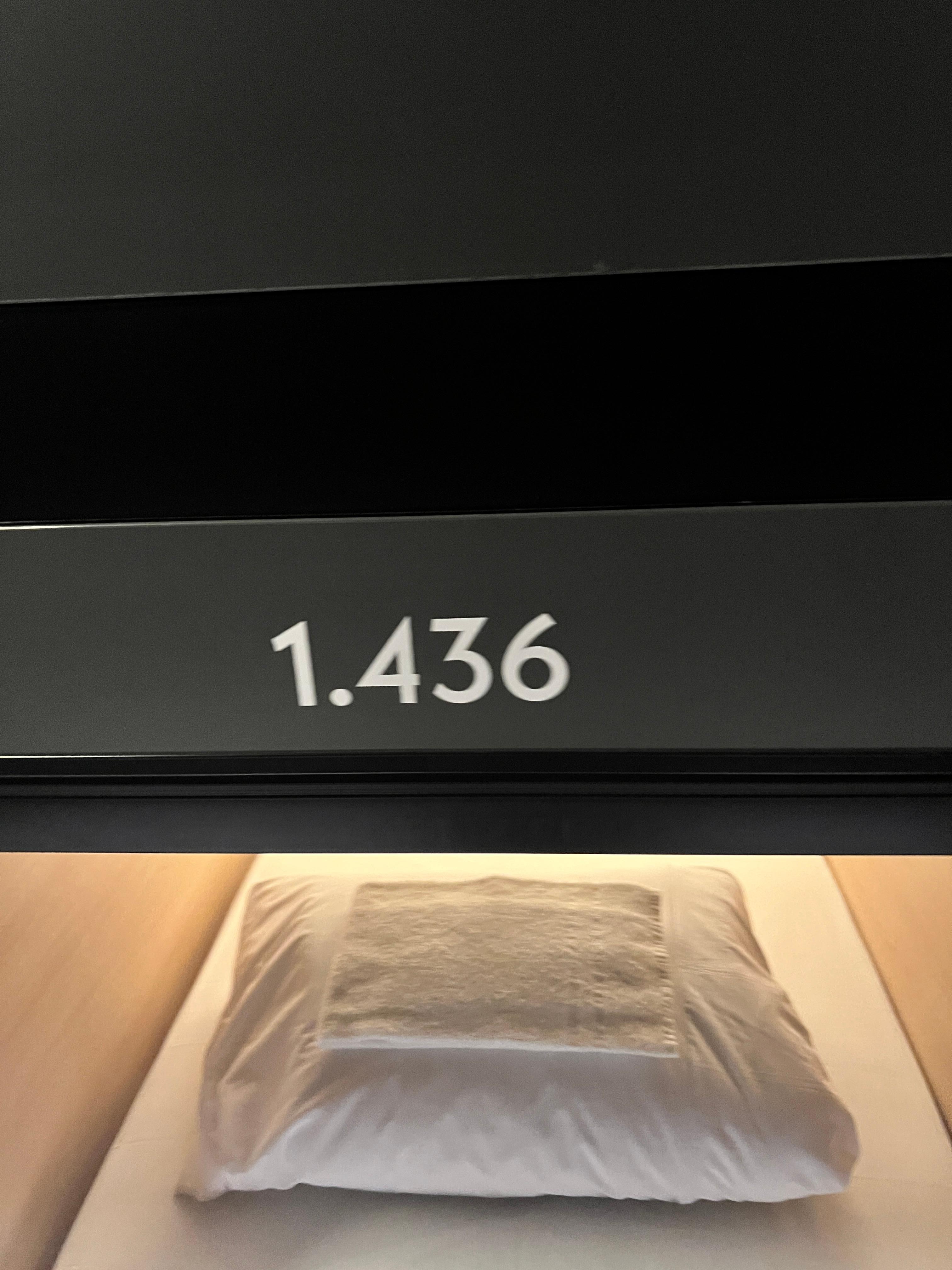 Rooms have “garage door” type of shutters for you privacy and security. 