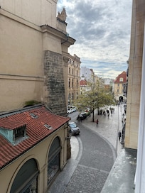 Just outside our window