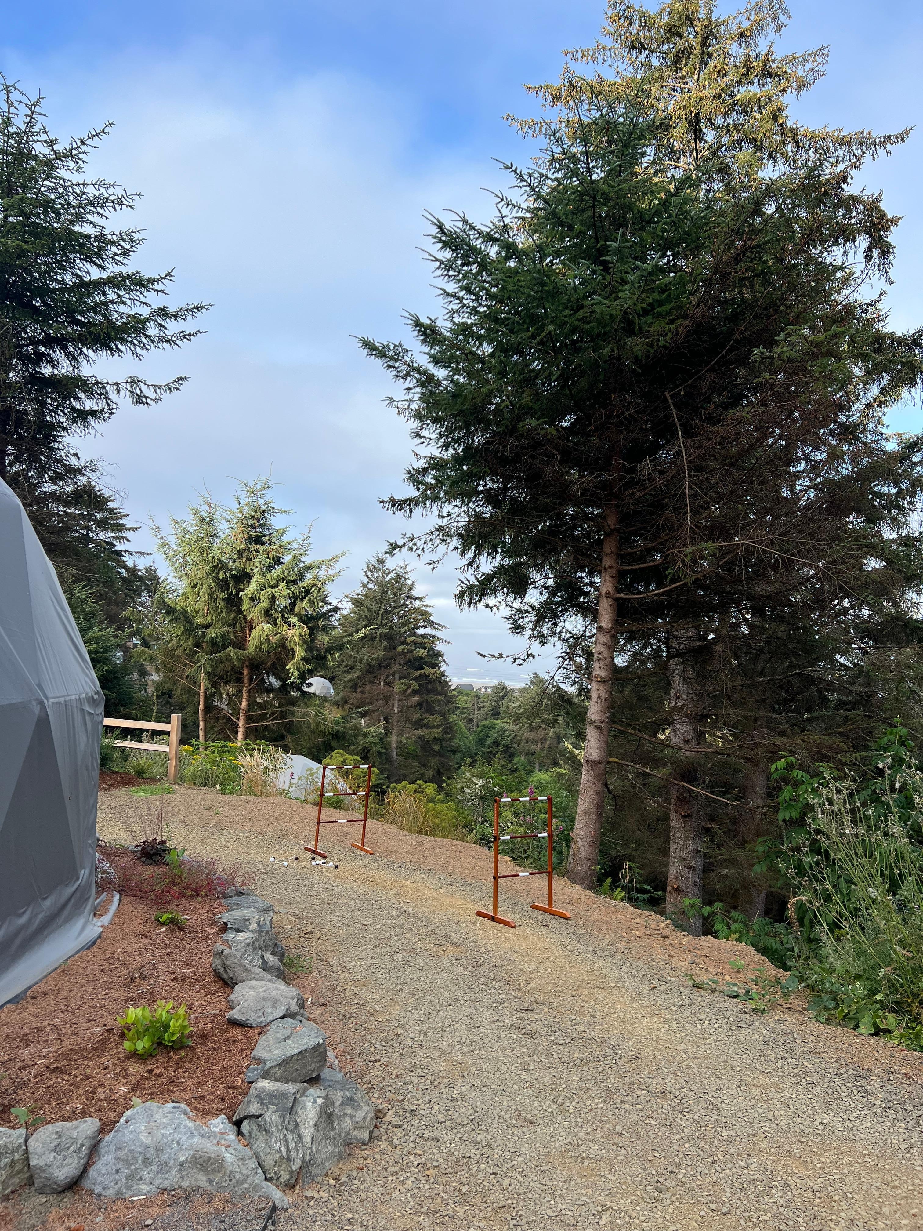 View from the sitting area