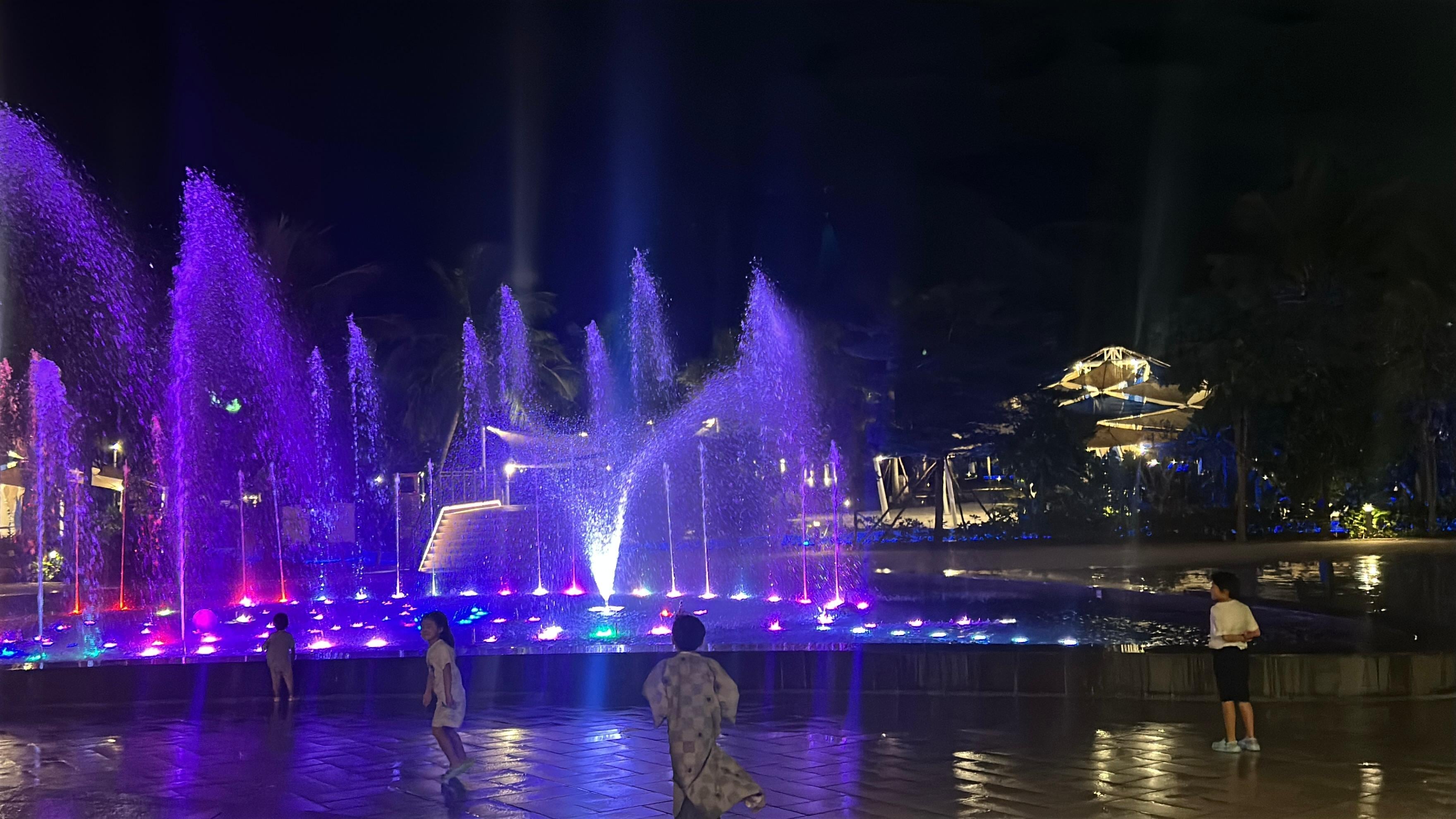 噴水ショーも二日間見ました！