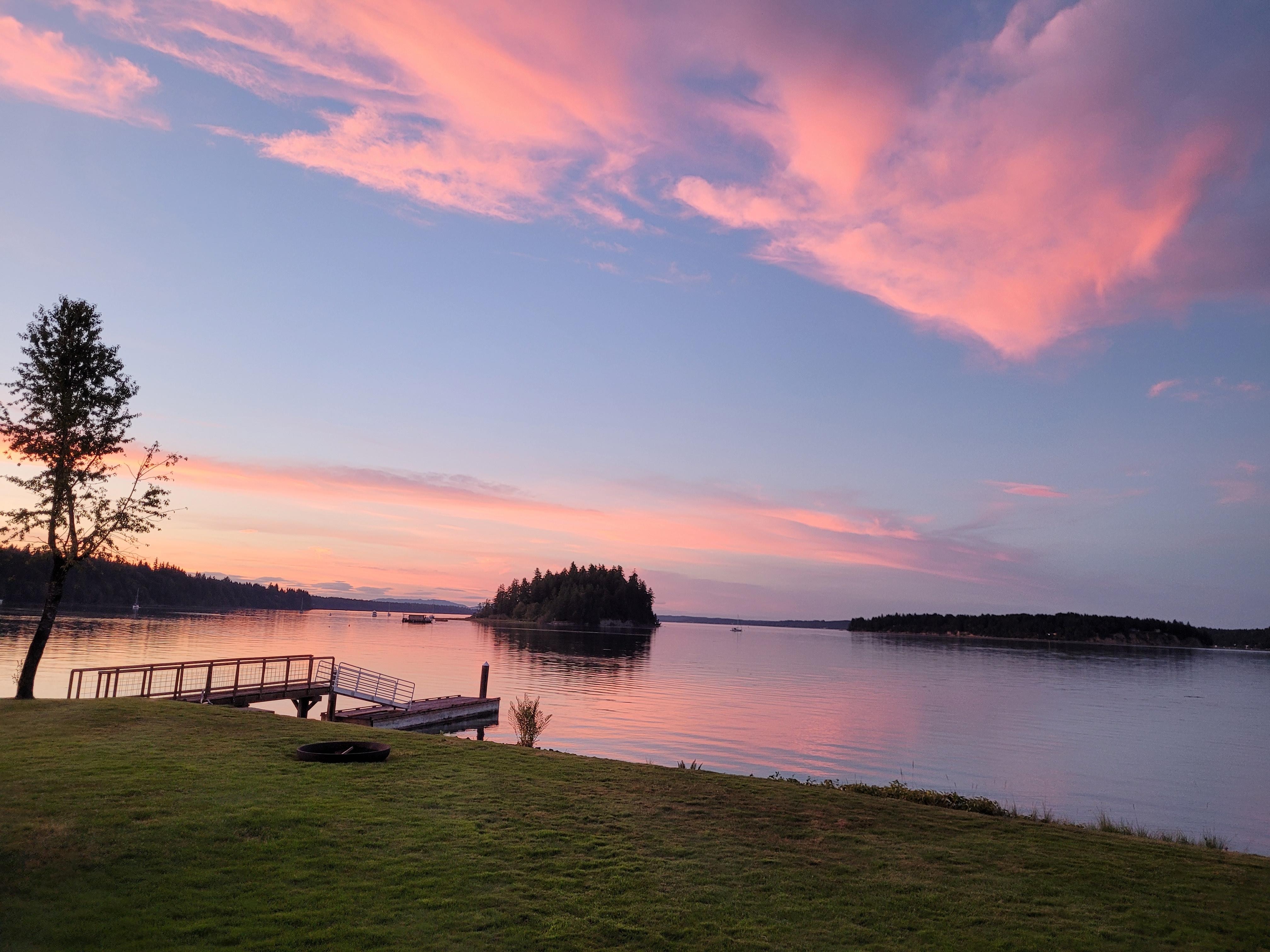 Sunset from the patio